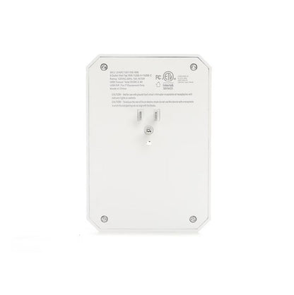 IHOME 6 AC Grounded Wall Tap with USB-C and LED Light -1080J Surge Protection 2IHAC1001WHTCB