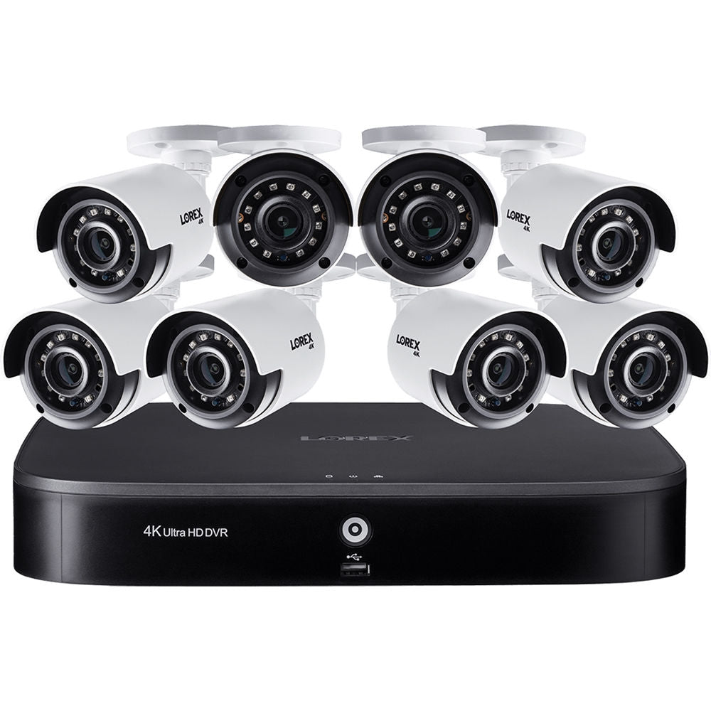 Lorex 16-Channel 4K UHD DVR with 2TB HDD & 8 4K Outdoor Night Vision AHD Bullet Cameras