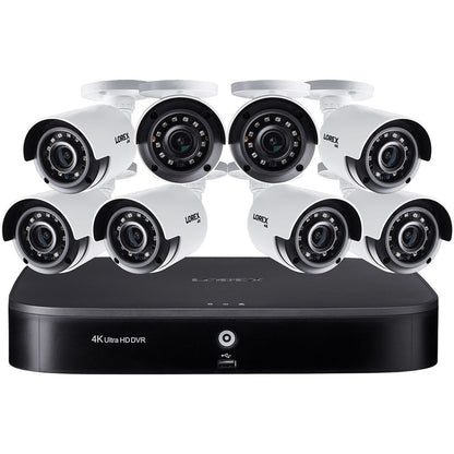 Lorex 16-Channel 4K UHD DVR with 2TB HDD & 8 4K Outdoor Night Vision AHD Bullet Cameras