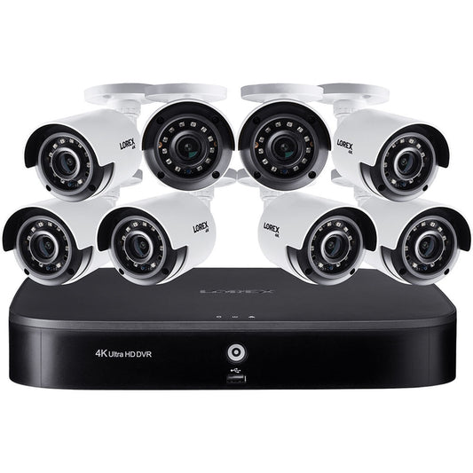 Lorex 16-Channel 4K UHD DVR with 2TB HDD & 8 4K Outdoor Night Vision AHD Bullet Cameras
