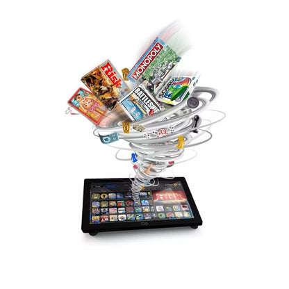 Arcade1Up 18.5" Infinity Game Board Black IGB-I-301202, Gameplay up to six players, 50 included board games and activities, Online play (for selected games)