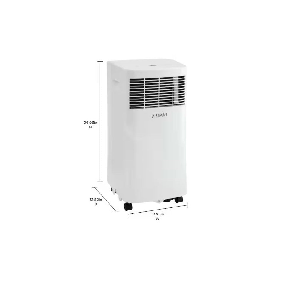 Vissani 5,000 (DOE) BTU 115-Volt Portable Air Conditioner for 150 sq. ft. in White VAP09R1AWT
