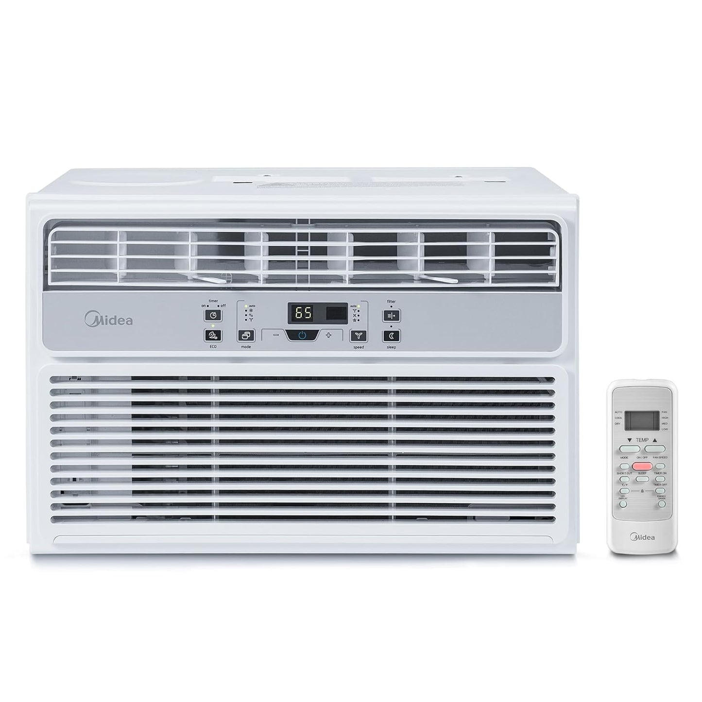 Midea 10,000 BTU 12 CEER 115V 450 Sq.Ft. EasyCool Window Air Conditioner MAW10R1BWT