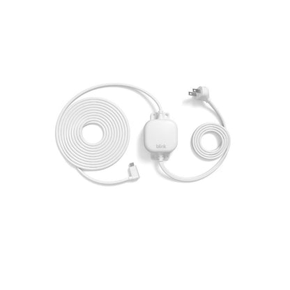 Blink Wired Floodlight Camera with Mini 2 Camera, Weather Resistant 13' Power Adapter and Yard Sign