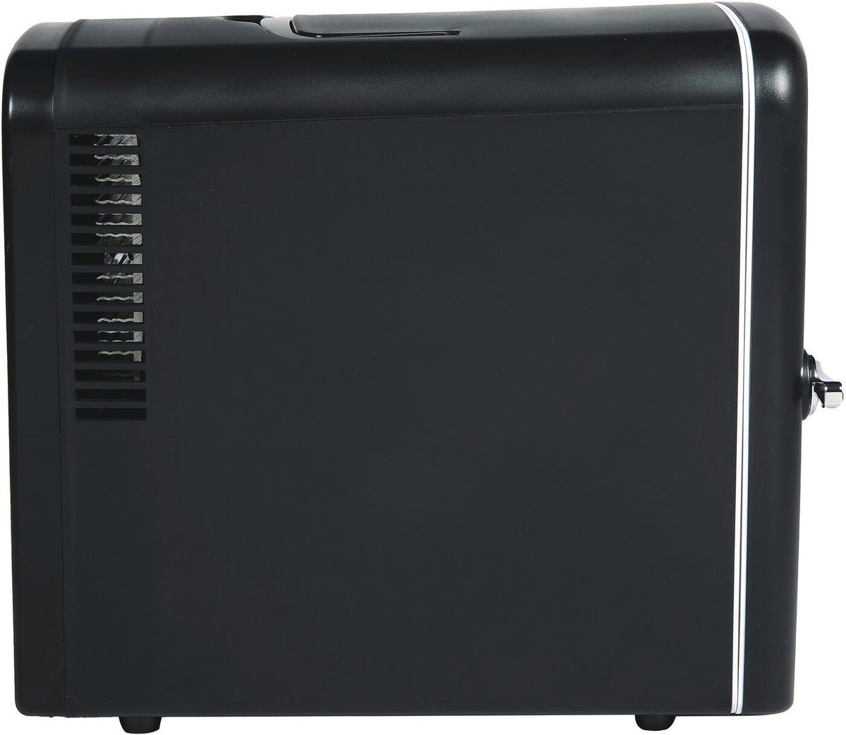 Frigidaire 9-Can/6L Retro Mini Fridge Cooler Black EFMIS2175-BLACK, Includes 110V home power cord & 12V DC car adapter