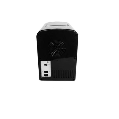 Frigidaire 9-Can or 6L Beauty Light Up Mini Refrigerator EFMIS209-BLACK, Includes 12V DC car adapter & 110v home power cord