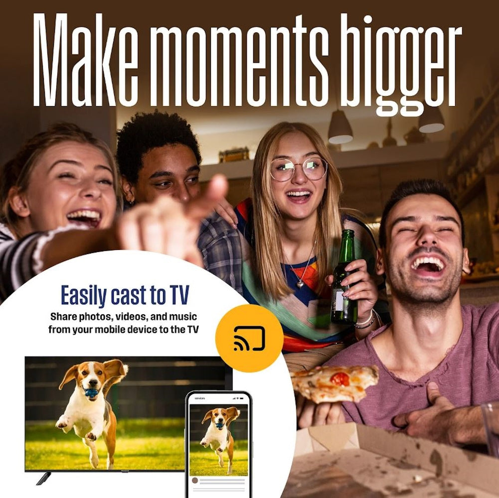 Westinghouse 43″ 60Hz 1080p Edgeless Bezel Full HD HDR10, HLG Roku TV WR43EX2100