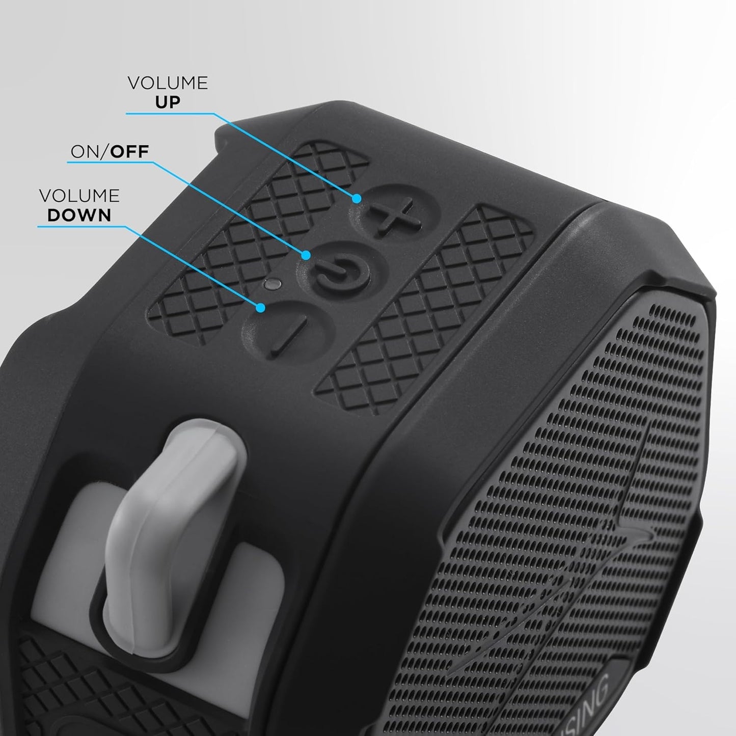 Altec Lansing HydraTrek 2.0 Everything Proof Portable Speaker IMW1012-BLKGRY