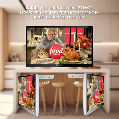 Sylvox KT16KOCNVA 15.6" 1080p LED Under-Cabinet Flip-Down Kitchen TV