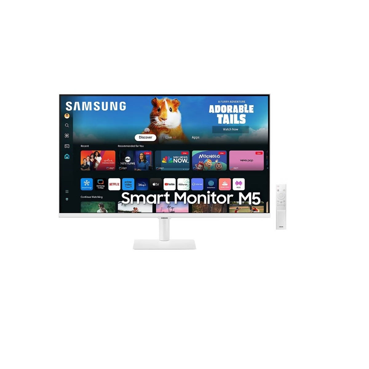 Samsung M50D 32" 60Hz 4ms 1080p FHD HDR10 Smart Monitor with Streaming TV LS32DM50YENXZA