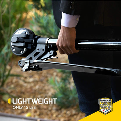 Swagtron Swagger SG-2 Foldable Electric Scooter with Cruise Control, Black SWGR2-2, Up to of 200 lbs., Fat Tires - High-volume 4-inch tires mounted to 20-inch rims, 200W Motor