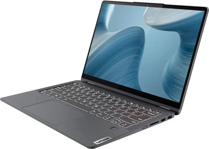 Lenovo Flex 5i 14" Full HD Touchscreen 2-in-1 Laptop i5-1235U 8GB 512GB Grey 82R700L5US