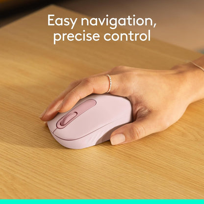 Logitech M196 Compact Ambidextrous Bluetooth Wireless Mouse - Rose 910-007439