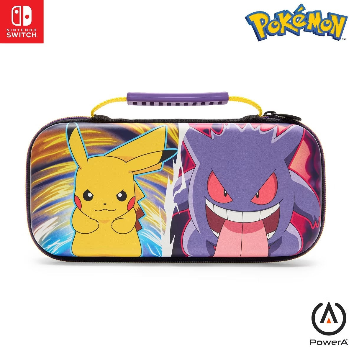 PowerA Pikachu vs Gengar Protection Case for Nintendo Switch: Compatible with OLED & Lite Models NSCS0408-01