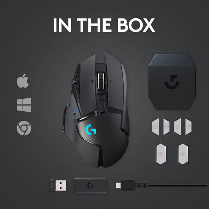 Logitech G502 Lightspeed Wireless Gaming Mouse - Black 910-005565