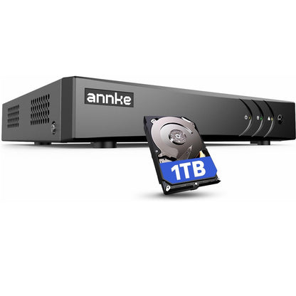 ANNKE 3K Lite 8CH Hybrid 5-in-1 Security Digital Video Recorder, 1TB HDD DW81KN