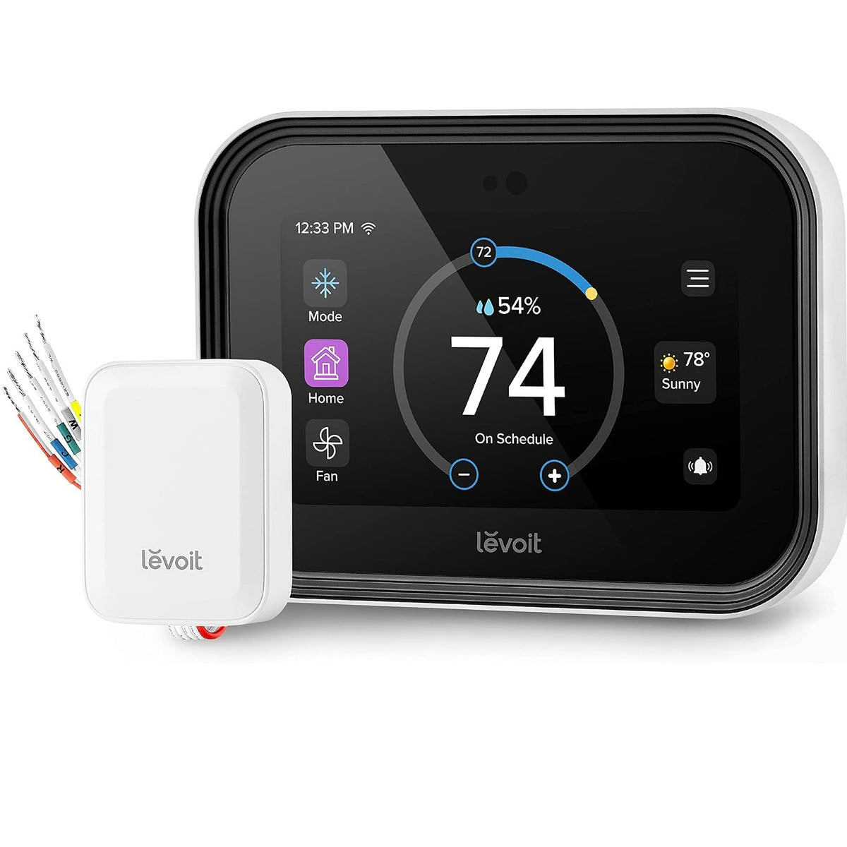 LEVOIT Touch Screen Smart Thermostat for Home, Wi-Fi Programmable, Works with Alexa ,Energy Saving, Large Touch Screen