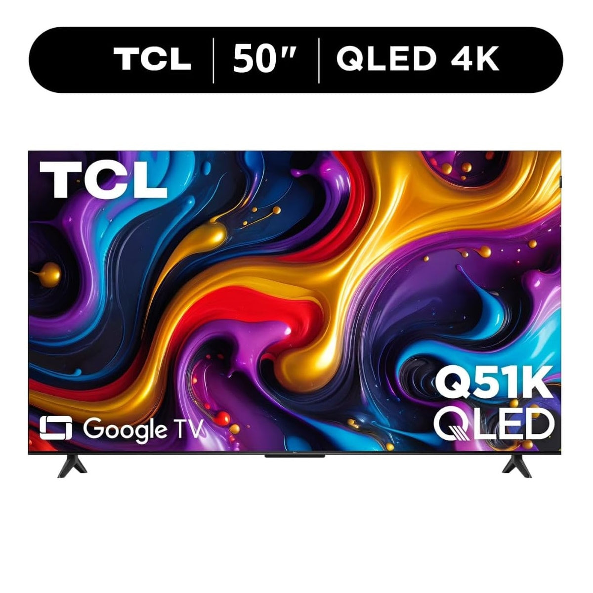 TCL 50" Q Series 4K UHD HDR QLED Smart TV with Google TV – 50Q51K