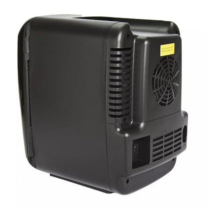 Emerson EFC-5000 Portable Mini Fridge Cooler for 6 Cans, Compact 4L Capacity Black