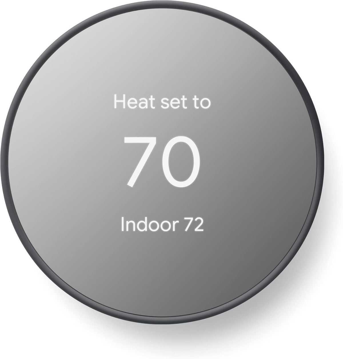 Google Nest Smart Programmable Wi-fi Thermostat Charcoal GA02081-CA