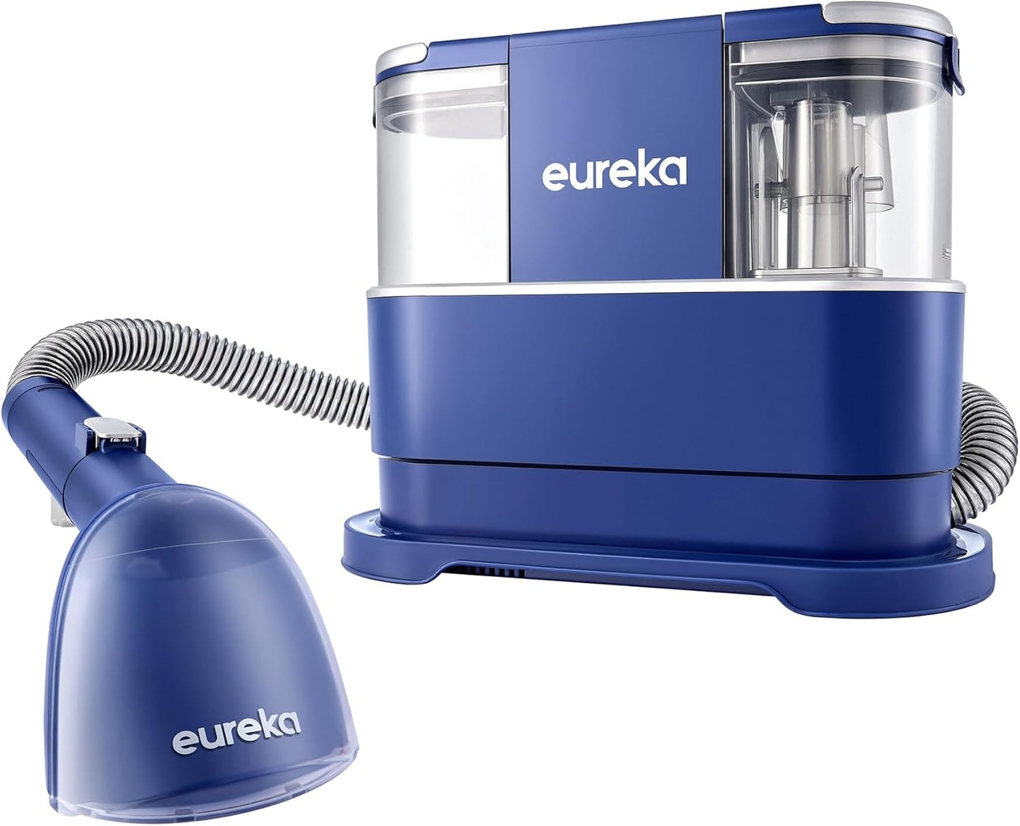 EUREKA Portable Carpet and Upholstery Cleaner, Spot Cleaner for Pets, 50.7oz Large Water Tank, NEY100 with Cleaning Formula, Blue