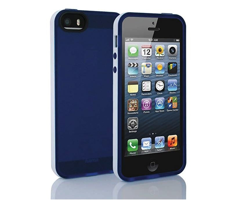 Hama Case for  iPhone 5/5S Blue and White U6127375