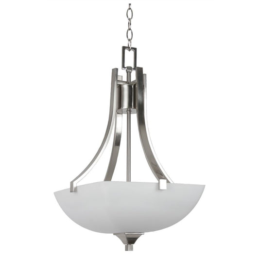 Luminance F19007-80 Pendant Bowl Starling 3-Lights Satin Nickel