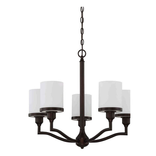 Sunset F21005-64 5 Lt 100W Mb Payton Chandelier Provincial Bronze