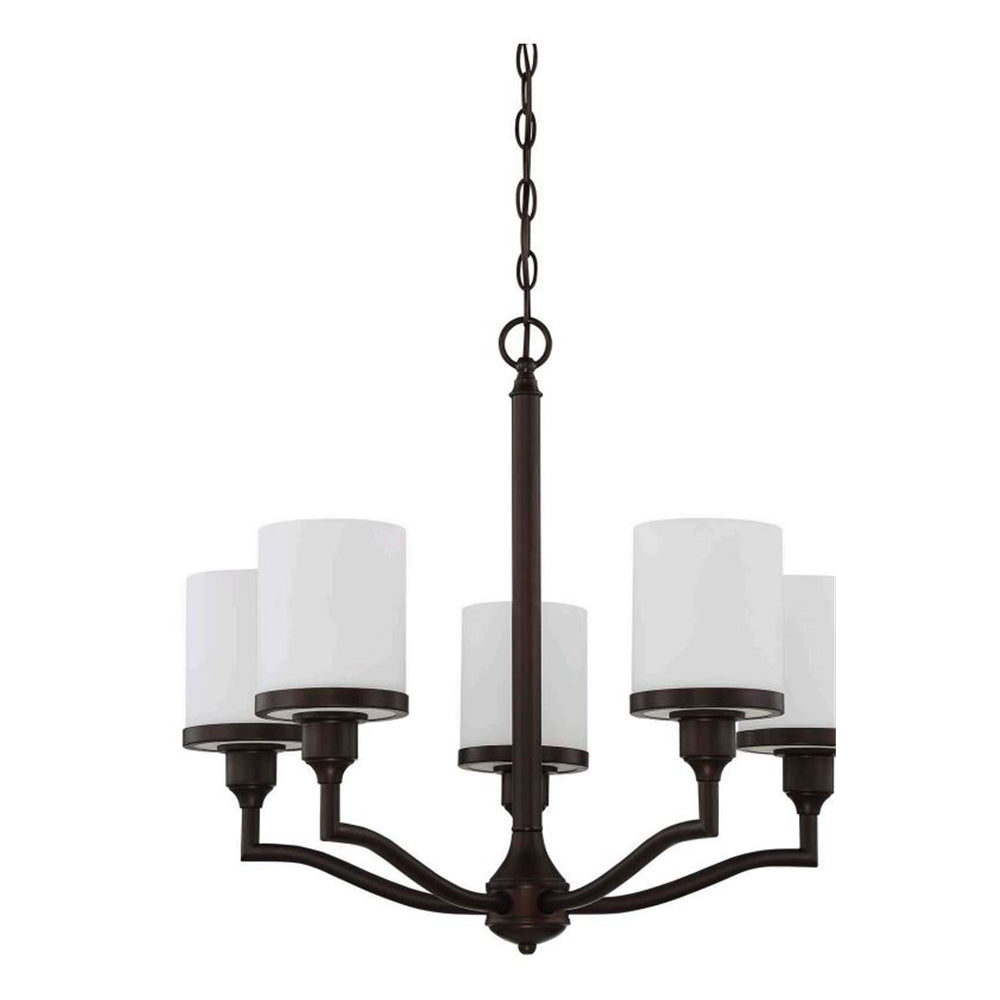 Sunset F21005-64 5 Lt 100W Mb Payton Chandelier Provincial Bronze