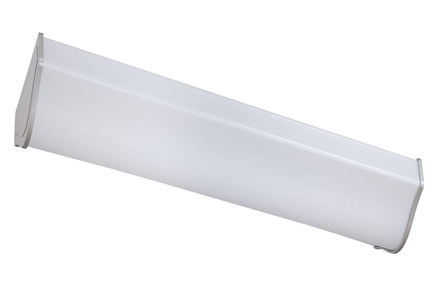 Luminance Specialty 4-Light Fluorescent Flush Mount Light w/ Satin Nickel Painted Finish 32W T8 DESIGNERS WRAP - F9884-52