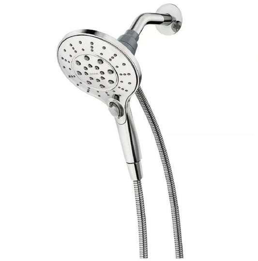 Engage Chrome Six-Function 5 1/2" Diameter Eco-Performance Spray Head Handheld Shower 26112EP