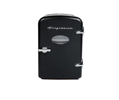 Frigidaire 9-Can & 5-liter Retro Mini Refrigerator Beauty Cooler Black EFMIS173-BLACK