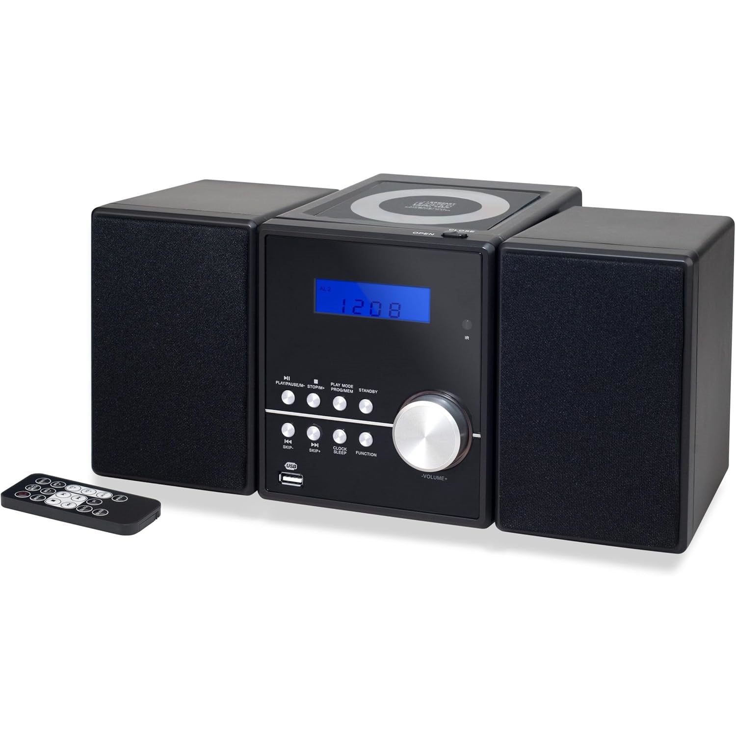 Proscan Micro Home Stereo System with CD Player FM Radio and Bluetooth ...