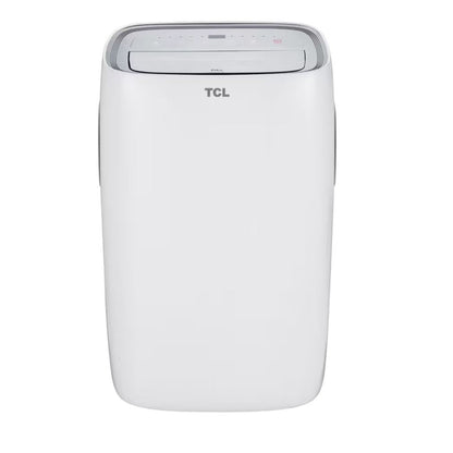 TCL 12,000 BTU ASHRAE/6,200 BTU DO (115-Volt) White Portable Air Conditioner with Heater & Remote, Cools 250-sq ft, 3 cooling speeds and 3 fan speeds TPC-12E/KA