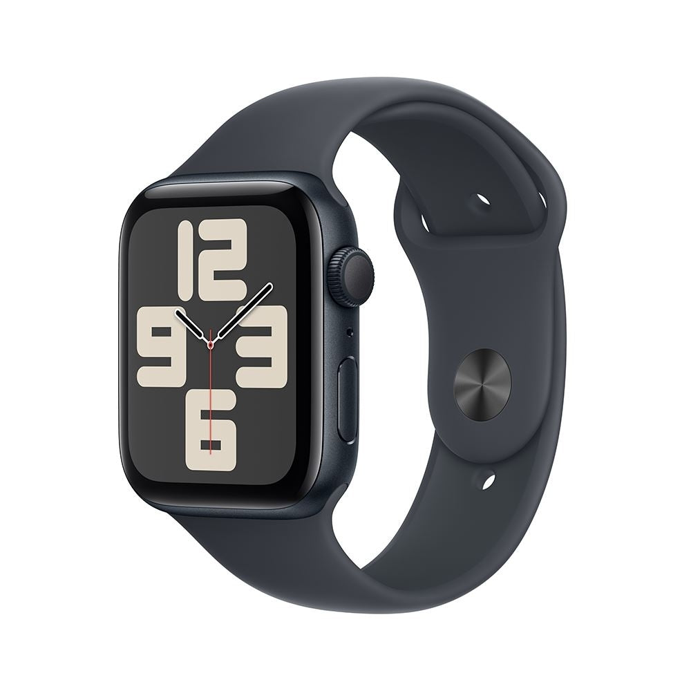 Apple Watch SE 2nd Gen GPS 44mm Aluminum Case Midnight Sport Band M/L MXEK3LL/A