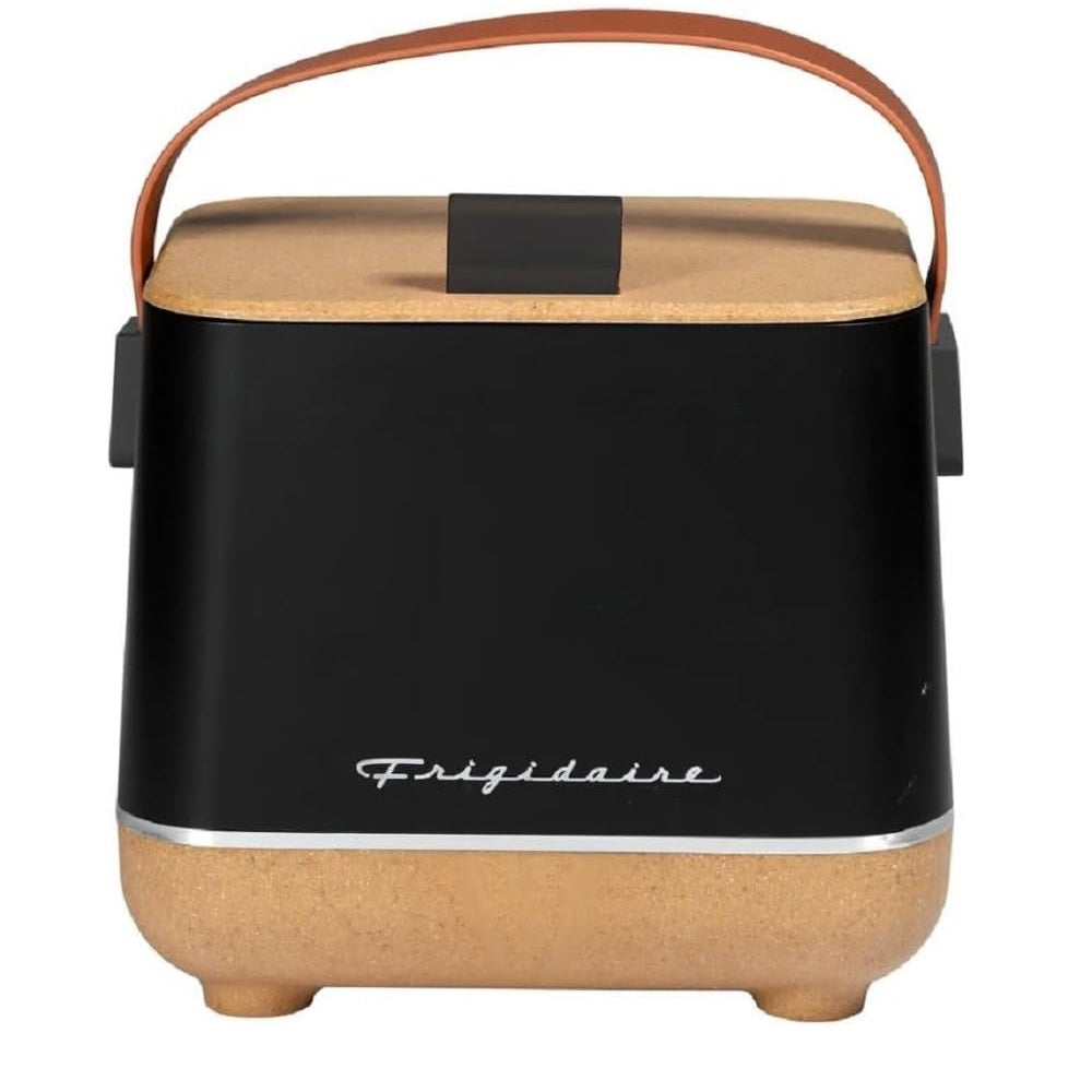 Frigidaire EFMIS310 Portable Top Opening Lid 6-Can/4-Liter Mini Fridge Cooler EFMIS310-BLACK