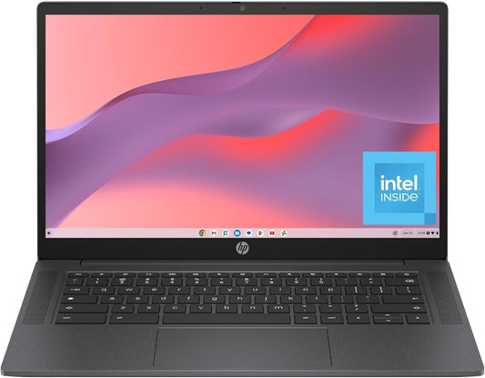 HP Chromebook 14" HD Display Intel N100 4GB/ 64 GB Intel UHD Graphics, Chrome OS 9P988UA