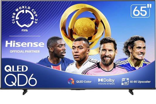 Hisense 65" Class QD6 Series QLED 4K UHD HDR Smart Fire TV 65QD6QF 2025
