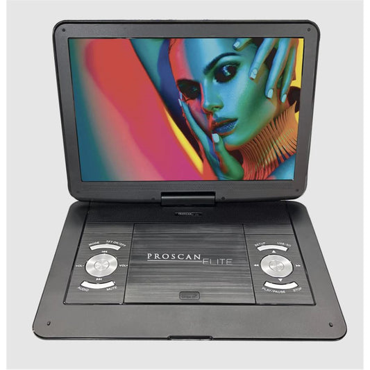 Proscan Elite 13.3" Portable CD/DVD Player w/ SD card slot & 3.5mm PEDVD1332