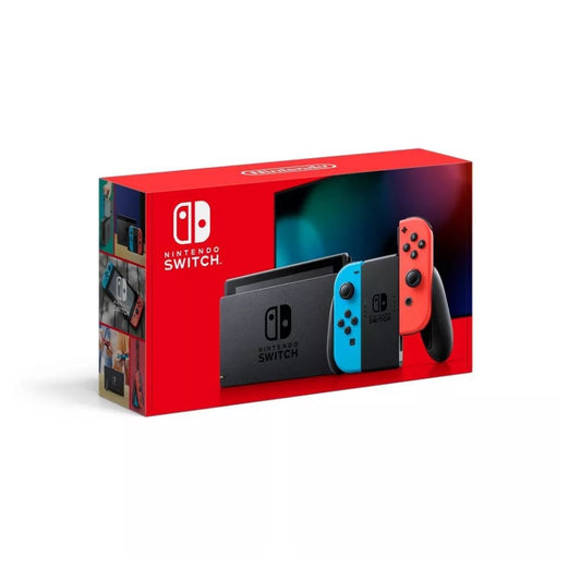 Nintendo Switch Console 32GB w/ Neon Blue & Neon Red Joy-Con - HADSKABAA