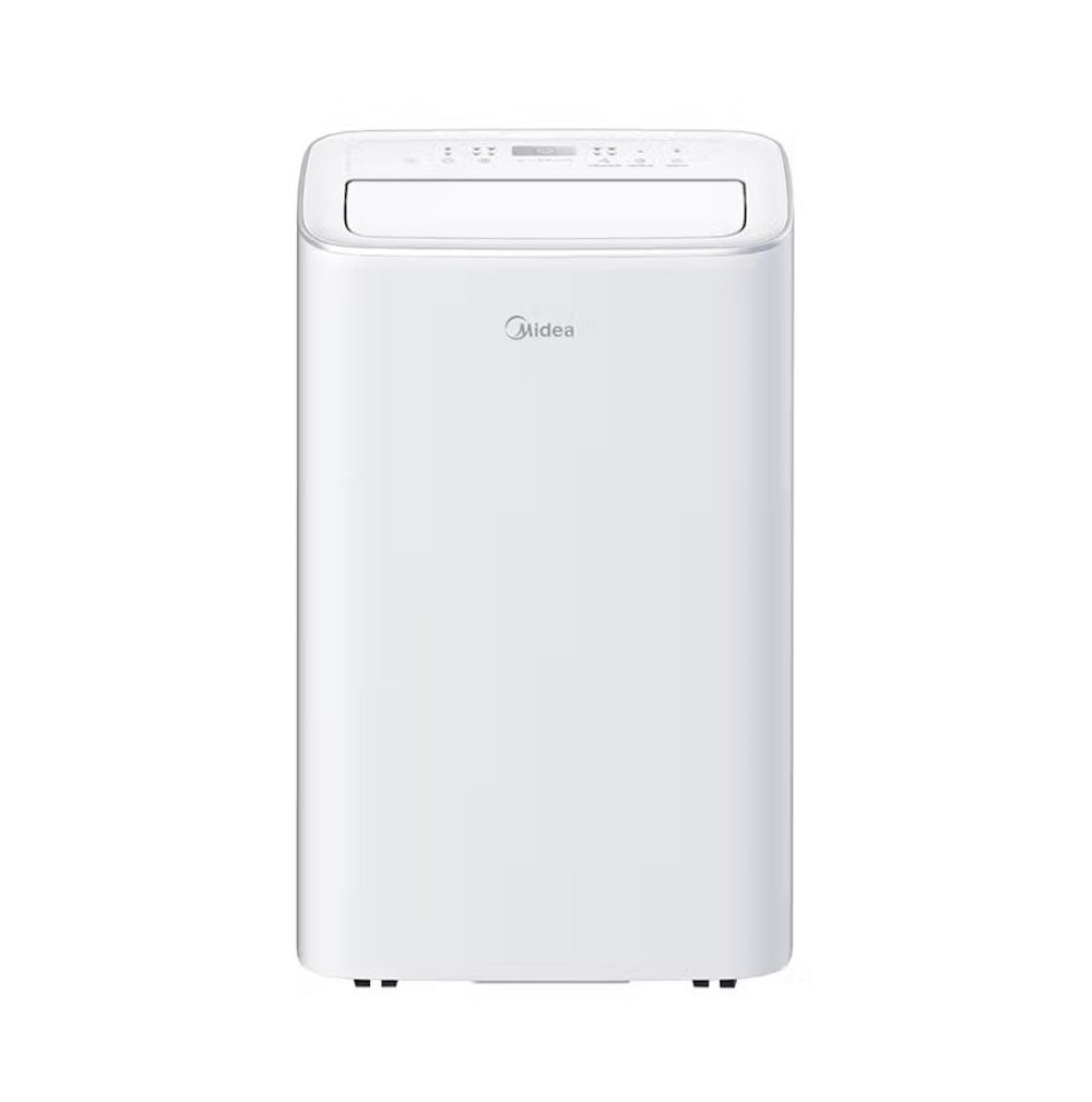 Midea 8,000 BTU DOE Smart Portable Air Conditioner, for spaces up to 350 sq. ft., 3-in1 Comfort: get cooling, dehumidification, & fan modes MAP08S1JWT-B