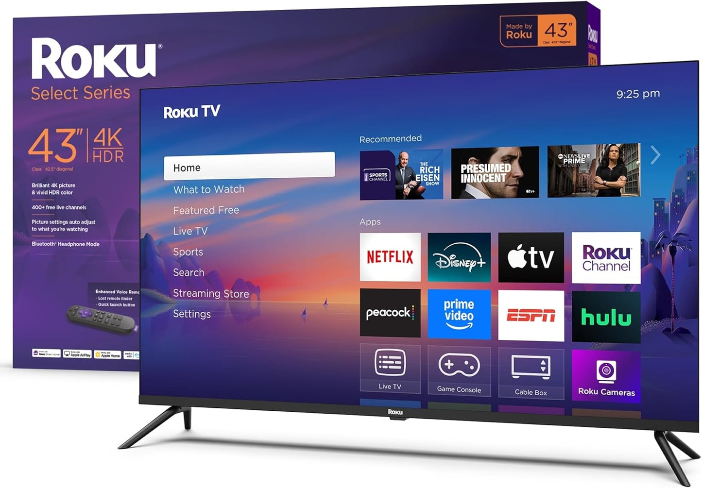 Roku 43" Class Select Series 4K LED Smart Roku TV (2025) 43R4C5