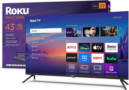 Roku 43" Class Select Series 4K LED Smart Roku TV (2025) 43R4C5