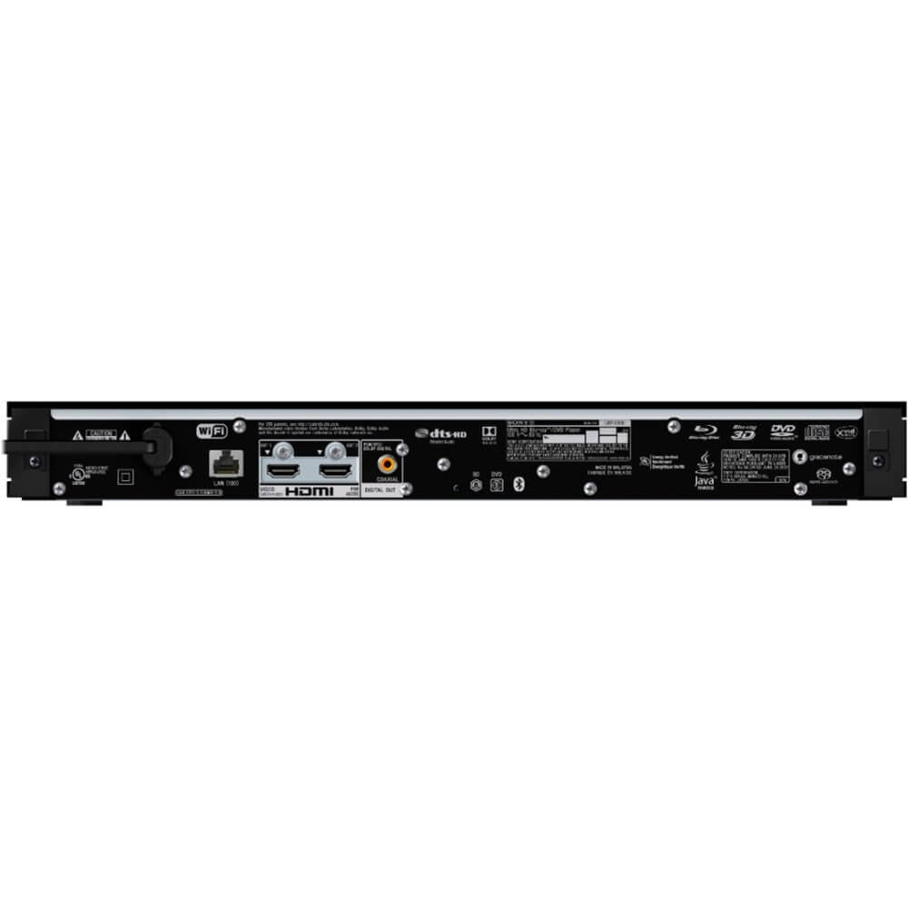 Sony UBP-X800M2 Streaming 4K Ultra HD Hi-Res Audio Wi-Fi Built-In Blu-Ray Player Black