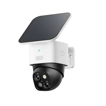 eufy Security S340 Outdoor Pan & Tilt Dual Camera with Solar Panel T81701W1