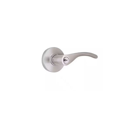 Primrose Satin Nickel Keyed Entry Door Handle Featuring Dual Keyway LS9X2FSJYYC