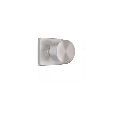 Ridgeway Satin Nickel Passage Hall/Closet Door Knob with Square Rose T5X23SYXP