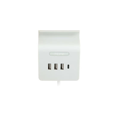 iHome 4 Port USB Charging Hub with Phone Holder - Gray 2IHCH2267G4L2
