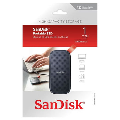 SanDisk Portable SSD External 1TB, Up to 800 MB/s - SDSSDE30-1T00