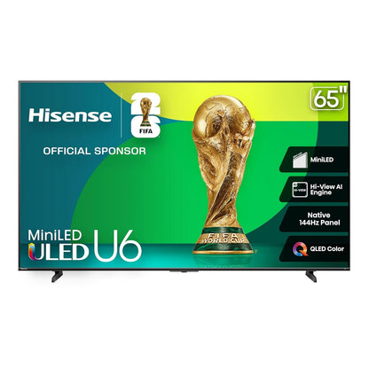 Hisense 65" Class U6 Series MiniLED QLED UHD 4K HDR Smart Fire TV 65U65QF